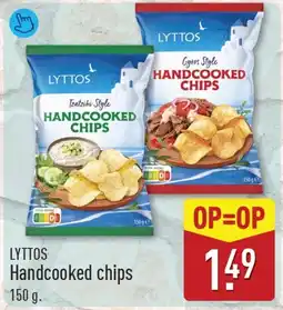 ALDI Lyttos handcooked chips aanbieding
