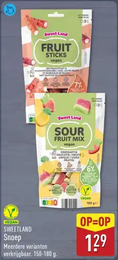 ALDI Sweet land snoep aanbieding