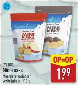ALDI Lyttos mini rusks aanbieding