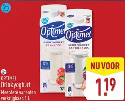 ALDI Optimel drinkyoghurt aanbieding