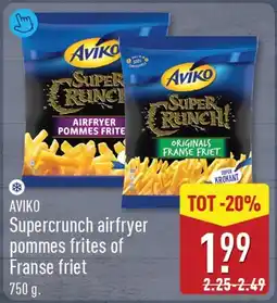 ALDI Aviko supercrunch airfryer pommes frites of franse friet aanbieding