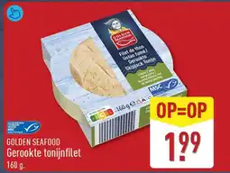 ALDI Golden seafood gerookte tonijnfilet aanbieding