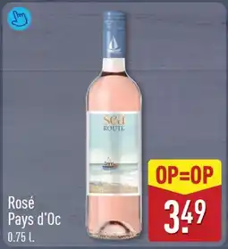 ALDI Rosé pays d'oc aanbieding