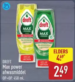 ALDI Dreft max power afwasmiddel aanbieding