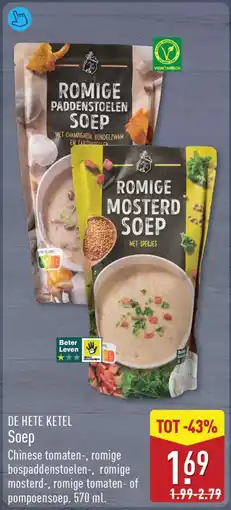ALDI De hete ketel soep aanbieding