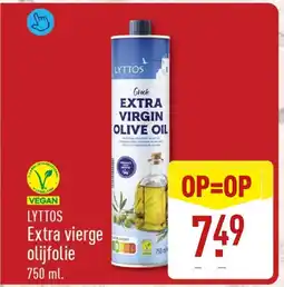ALDI Lyttos extra vierge olijfolie aanbieding