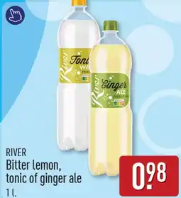 ALDI River bitter lemon, tonic of ginger ale aanbieding