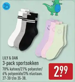 ALDI Lily & dan sportsokken aanbieding