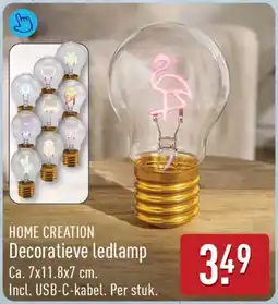 ALDI Home creation decoratieve ledlamp aanbieding