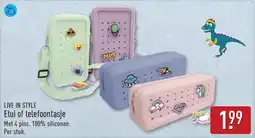 ALDI Live in style etui of telefoontasje aanbieding