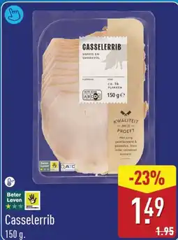 ALDI Casselerrib aanbieding