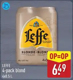 ALDI Leffe blond aanbieding