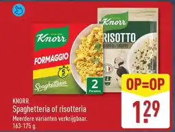ALDI Knorr spaghetteria of risotteria aanbieding