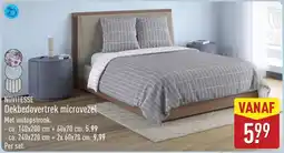 ALDI Novitesse dekbedovertrek microvezel aanbieding