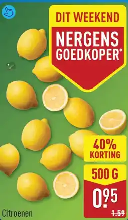 ALDI Citroenen aanbieding
