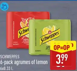 ALDI Schweppes agrumes of lemon aanbieding