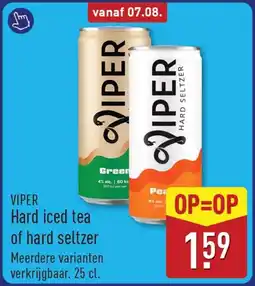 ALDI Viper hard iced tea of hard seltzer aanbieding