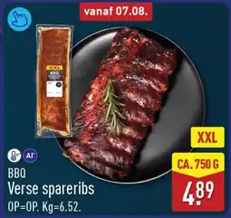 ALDI Bbq verse spareribs aanbieding
