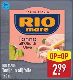 ALDI Rio mare tonijn in olijfolie aanbieding