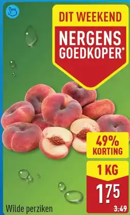 ALDI Wilde perziken aanbieding