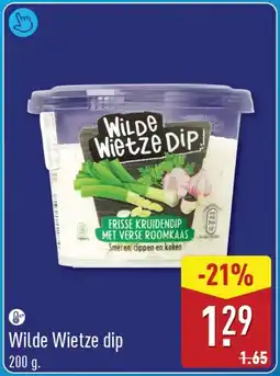 ALDI Wilde wietze dip aanbieding