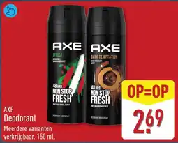 ALDI Axe deodorant aanbieding