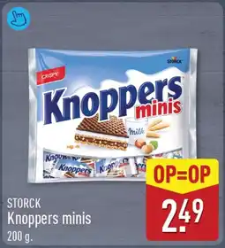 ALDI Storck knoppers minis aanbieding