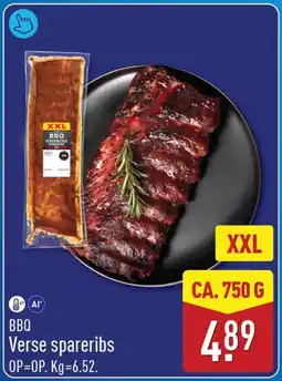 ALDI Bbq gemarineerde spareribs aanbieding