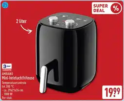 ALDI Ambiano mini-heteluchtfriteuse aanbieding