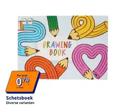 Action Schetsboek aanbieding
