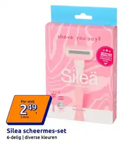 Action Silea scheermes-set aanbieding