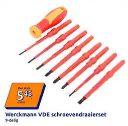 Action Werckmann VDE schroevendraaierset aanbieding
