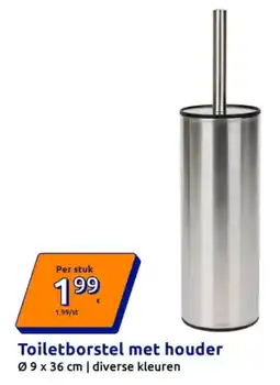 Action Toiletborstel met houder aanbieding