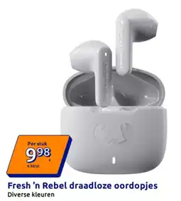 Action Fresh 'n Rebel draadloze oordopjes aanbieding