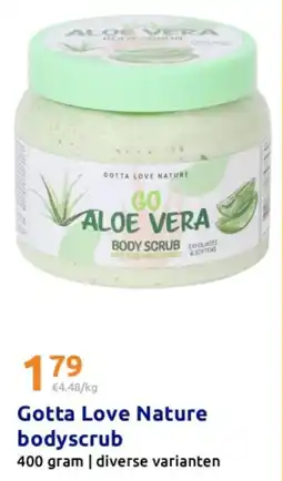 Action Gotta Love Nature bodyscrub aanbieding