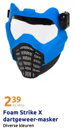Action Foam Strike X dartgeweer-masker aanbieding