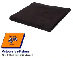 Action Velours badlaken aanbieding