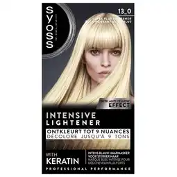 Trekpleister Syoss 13-0 Ultra Plus Lightener Permanente Haarkleuring aanbieding