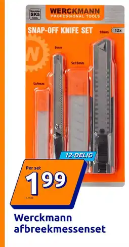 Action Werckmann afbreekmessenset aanbieding