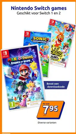 Action Nintendo Switch games aanbieding
