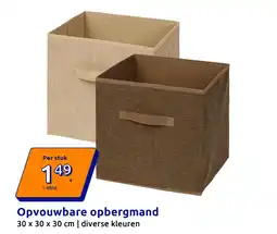 Action Opvouwbare opbergmand aanbieding