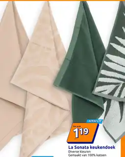 Action La Sonata keukendoek aanbieding