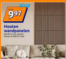 Action Houten wandpanelen aanbieding