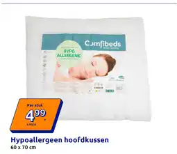 Action Hypoallergeen hoofdkussen aanbieding