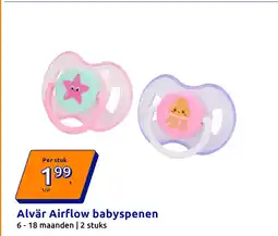Action Alvär airflow babyspenen aanbieding