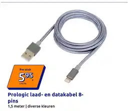 Action Prologic laad en datakabel 8-pins aanbieding