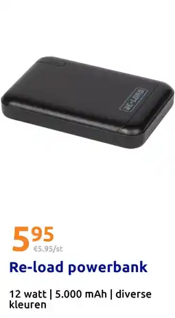 Action Re-load powerbank aanbieding