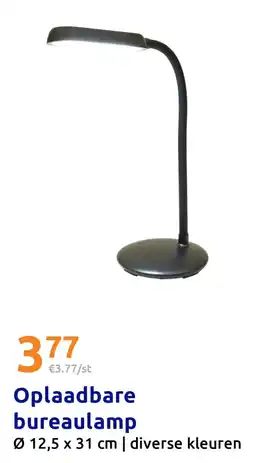 Action Oplaadbare bureaulamp aanbieding