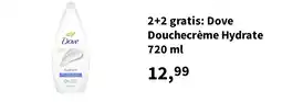 Plein.nl 2+2 gratis: Dove Douchecrème Hydrate 720 ml aanbieding