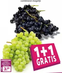 De Boerenschuur Pitloze blauwe sable druiven aanbieding